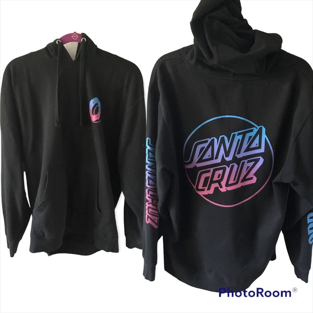 Santa Cruz men’s large black hoodie